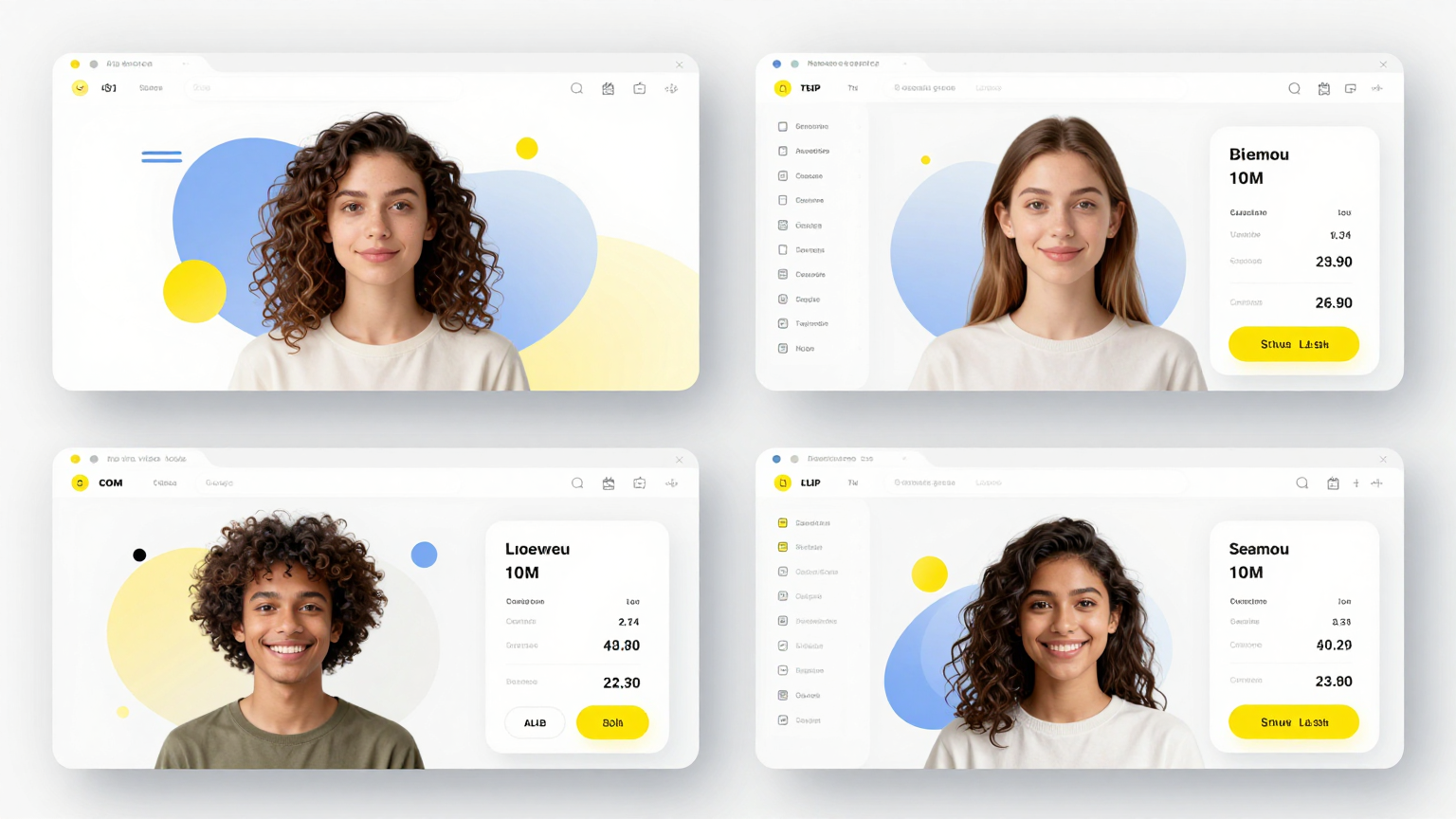 Comparison of AI lip sync video tools and pricing cards