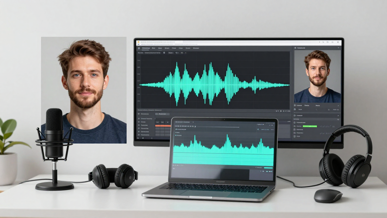 Realistic AI avatar workflow