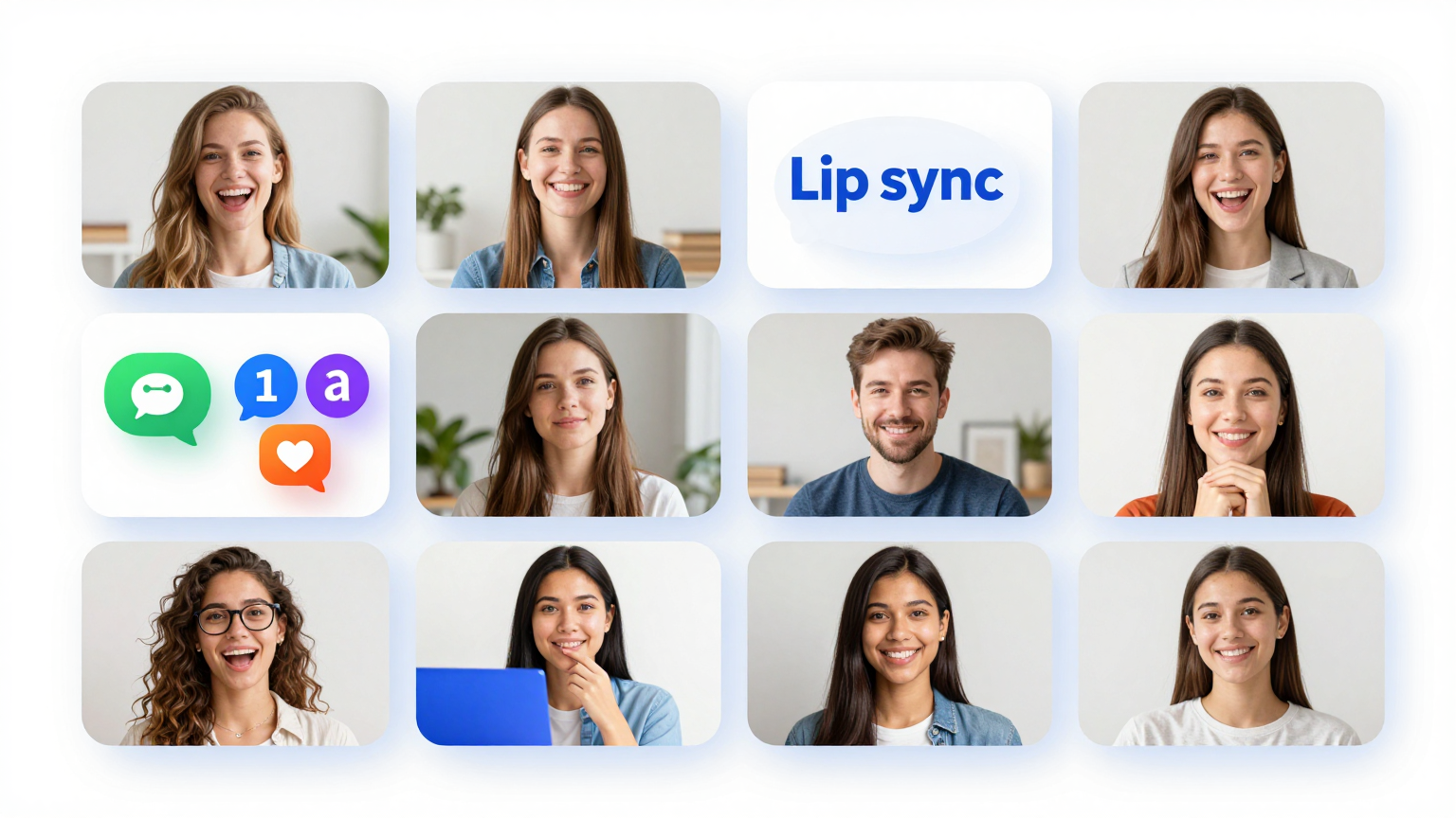 Multilingual creator localization using AI lip sync video